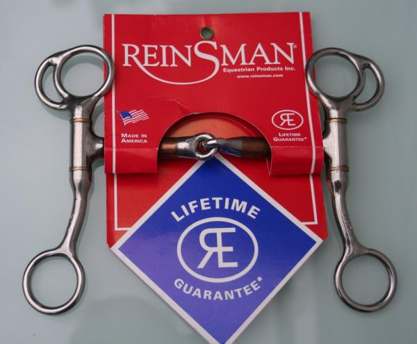Tom Thumb ½” Smooth Copper Snaffle von Reinsman